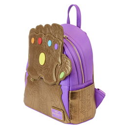 Loungefly Mochila Guantelete Thanos Marvel 26cm Cuero Vegano Poliuretano
