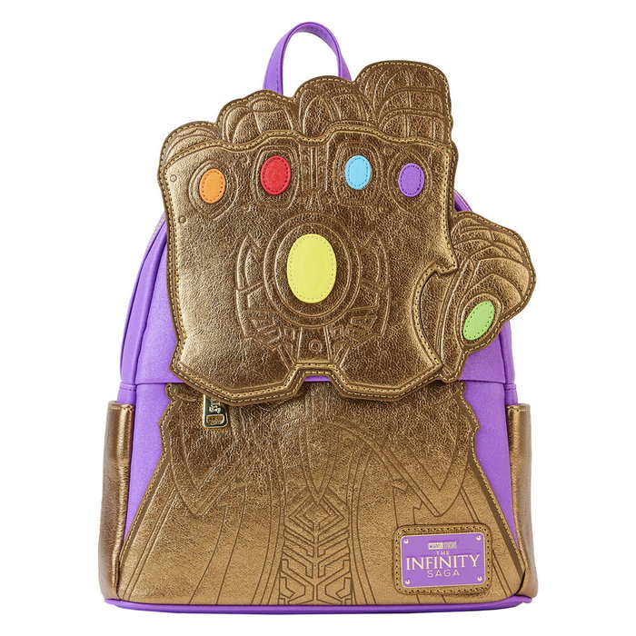 Loungefly Mochila Guantelete Thanos Marvel 26cm Cuero Vegano Poliuretano