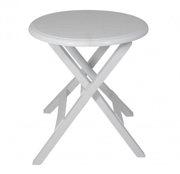 PLAYA FINSTOCK Mesa Plegable Blanca 65x70 cm PLAYA FINSTOCK Mesa Plegable Blanca 65x70 cm
