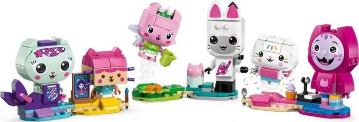 LEGO Gabby y la Casa Mágica 11215 Los Gatos de Ladrillo Gabby con 324 piezas LEGO Gabby y la Casa Mágica 11215 Los Gatos de Ladrillo Gabby con 324 piezas
