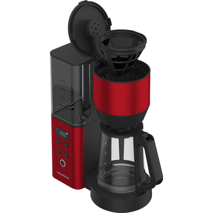 Grundig KM 8440 Cafetera de filtro roja / negra Grundig KM 8440 Cafetera de filtro roja / negra