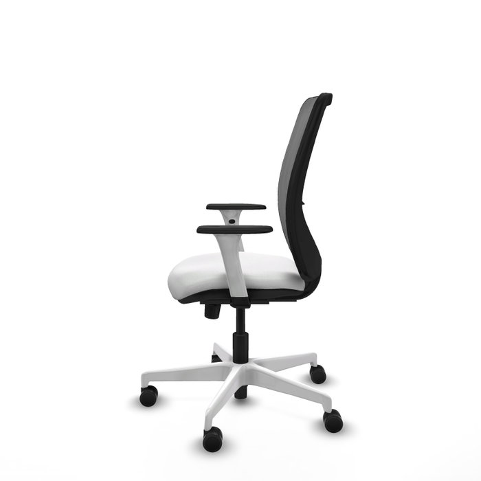 PIQUERAS Y CRESPO Silla de oficina Zulema con mecanismo Sincro, Gris y Blanco PIQUERAS Y CRESPO Silla de oficina Zulema con mecanismo Sincro, Gris y Blanco