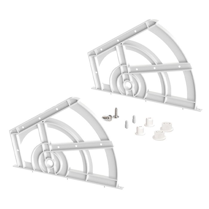HERRAJES ALK Zapatero 2 Baldas Acabado Marrón
