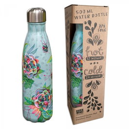 Enesco Botella Isotérmica Acero Inoxidable 500ml (50 cl) Flores Allen Designs
