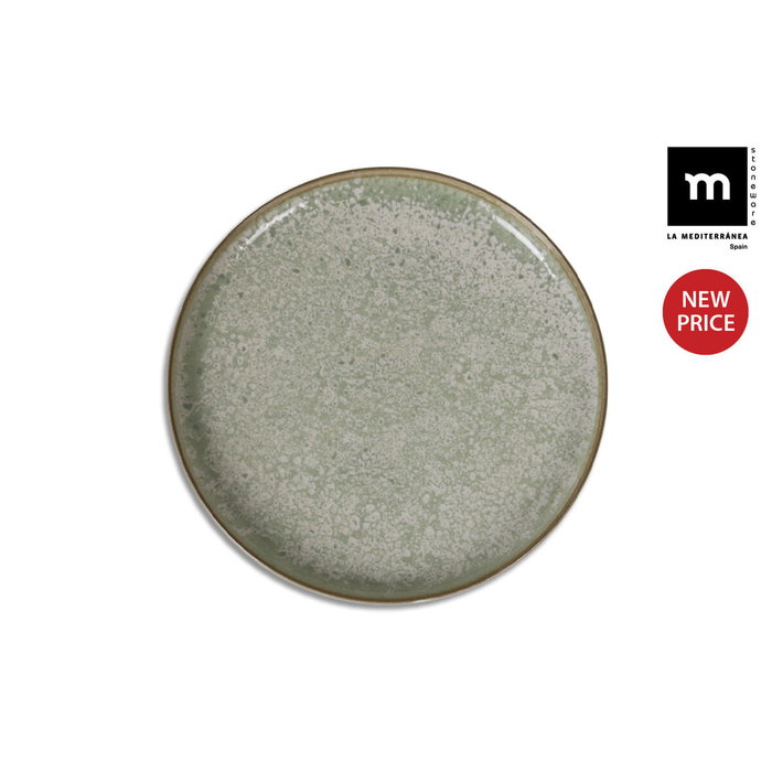 La Mediterranea Fuente Redonda Neira Nordic Ivor 27cm, Pack de 6 La Mediterranea Fuente Redonda Neira Nordic Ivor 27cm, Pack de 6