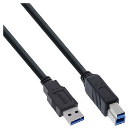 InLine Cable USB 3.0 A a B Negro 0,5m