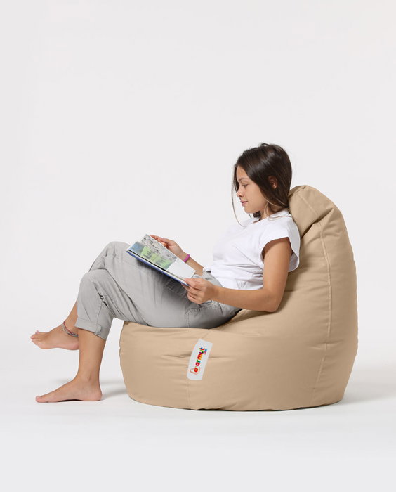 Atelier Del Sofa Drop L Puf de Jardín Color Camel