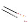 DeLOCK 91406 Cable para sensor/actuador con 2 extremos de cable abiertos DS18B20, 1 m