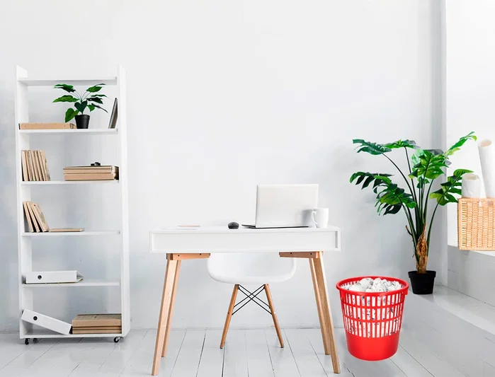 Q-connect Papelera Rejilla Plástico 15 Litros Rojo 285x290 mm Q-connect Papelera Rejilla Plástico 15 Litros Rojo 285x290 mm