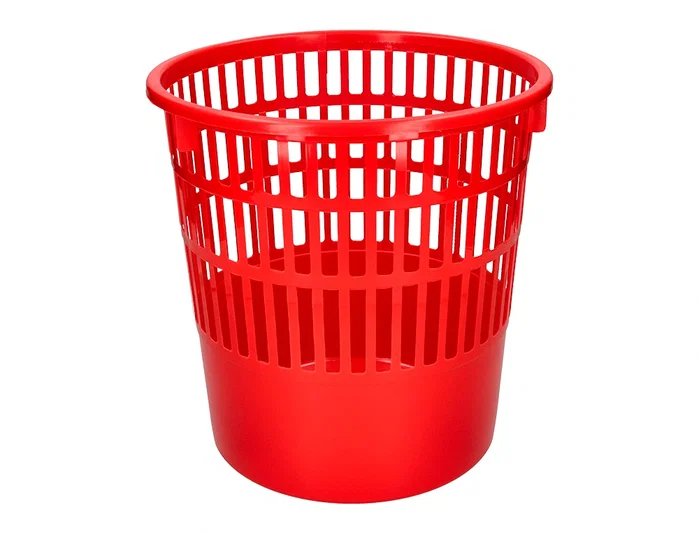 Q-connect Papelera Rejilla Plástico 15 Litros Rojo 285x290 mm Q-connect Papelera Rejilla Plástico 15 Litros Rojo 285x290 mm