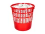 Q-connect Papelera Rejilla Plástico 15 Litros Rojo 285x290 mm
