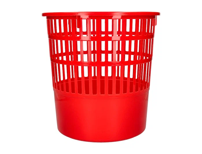 Q-connect Papelera Rejilla Plástico 15 Litros Rojo 285x290 mm Q-connect Papelera Rejilla Plástico 15 Litros Rojo 285x290 mm