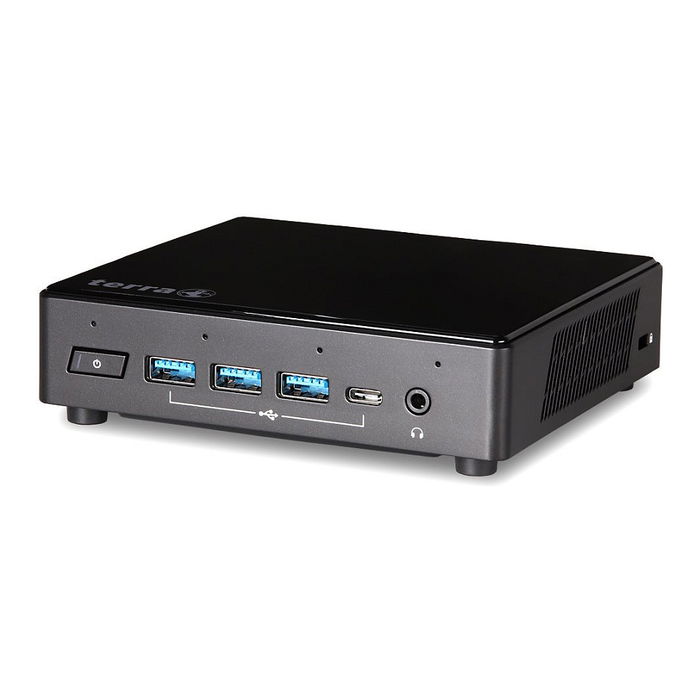 Terra PC-Micro 3100 Silent Greenline - Micro PC con procesador Intel Celeron N5100, 8 GB RAM, 240 GB SSD NVMe M.2, Wi-Fi 6, Bluetooth 5.2, Windows 11 Pro, Color Negro