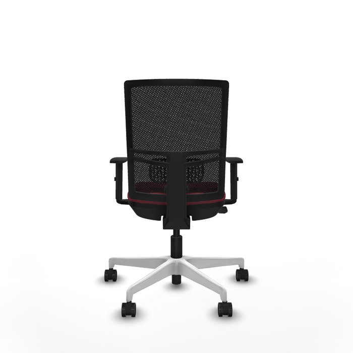 PIQUERAS Y CRESPO Silla de oficina Yunquera con mecanismo Sincro/Traslack, Granate y Negro PIQUERAS Y CRESPO Silla de oficina Yunquera con mecanismo Sincro/Traslack, Granate y Negro