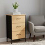 Color Baby Max Home-Mueble Cómoda con 3 Cajones