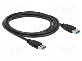 DeLOCK Cable USB 3.2 Gen 1 Tipo-A a Tipo-A 2 m Negro