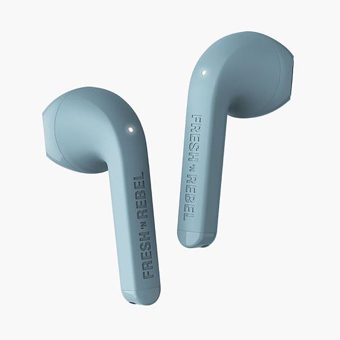 Fresh'N Rebel Auriculares Inalámbricos True Wireless Twins Core, Diseño Compacto Azul Oscuro, Dual Master, 6h Autonomía, Control Táctil