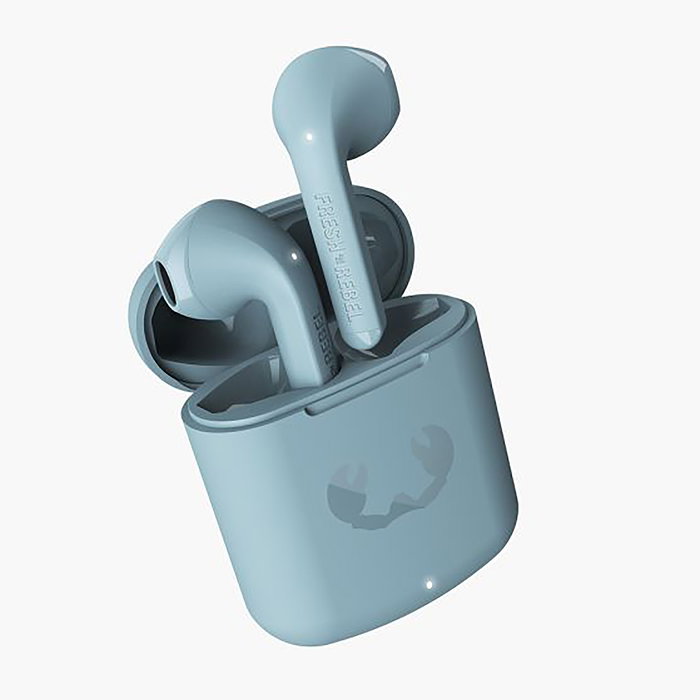 Fresh'N Rebel Auriculares Inalámbricos True Wireless Twins Core, Diseño Compacto Azul Oscuro, Dual Master, 6h Autonomía, Control Táctil