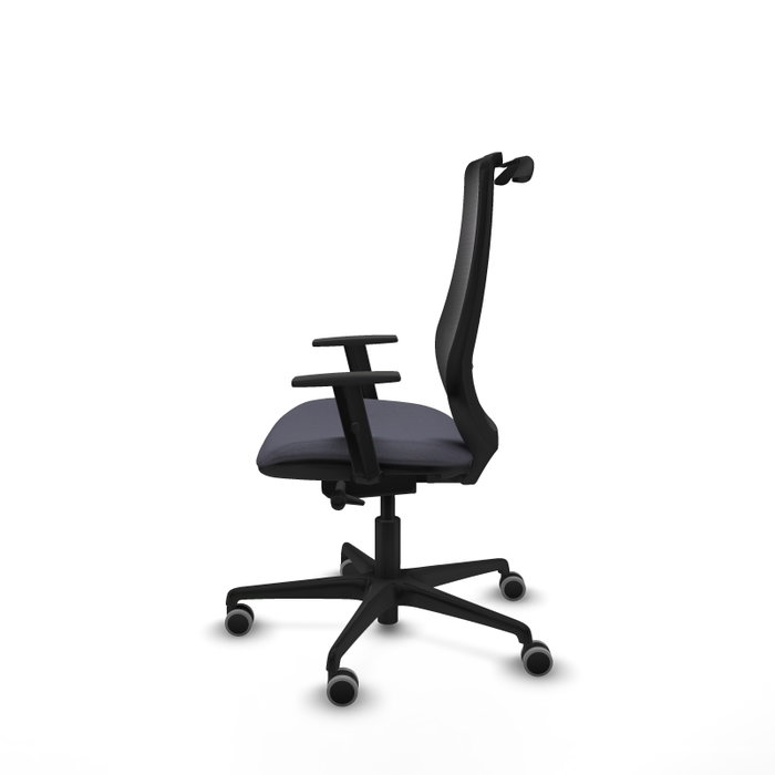 PIQUERAS Y CRESPO Silla de oficina Mardos con mecanismo Sincro/Traslack, Gris oscuro y Negro PIQUERAS Y CRESPO Silla de oficina Mardos con mecanismo Sincro/Traslack, Gris oscuro y Negro