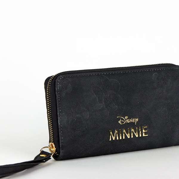 Cerdá Cartera Polipiel Minnie Black para Niños y Niñas