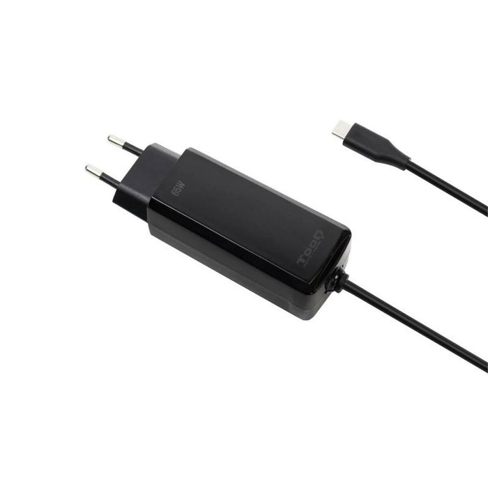 Tooq Cargador de Portátil GaN USB-C PD 65W Negro TQLC-USBCGAN65PD-C Tooq Cargador de Portátil GaN USB-C PD 65W Negro TQLC-USBCGAN65PD-C