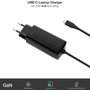 Tooq Cargador de Portátil GaN USB-C PD 65W Negro TQLC-USBCGAN65PD-C