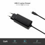 Tooq Cargador de Portátil GaN USB-C PD 65W Negro TQLC-USBCGAN65PD-C