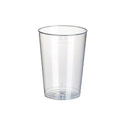 STARPAK Vasos Reutilizables 0,1 l Transparentes 5,2 cm