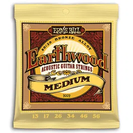ERNIEBALL Juego Acústica Earthwood 80/20 Bronze Medium 13-56