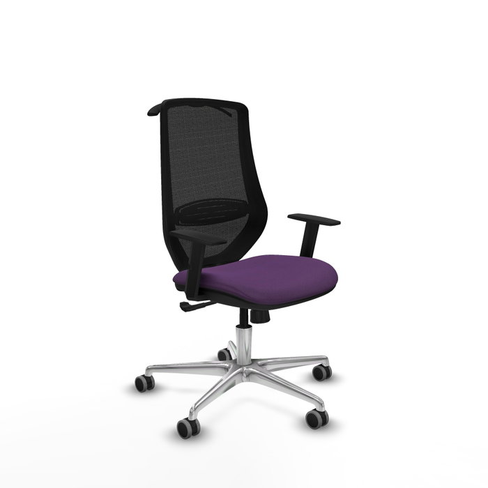 PIQUERAS Y CRESPO Silla de oficina Mardos Morada con Mecanismo Sincro PIQUERAS Y CRESPO Silla de oficina Mardos Morada con Mecanismo Sincro