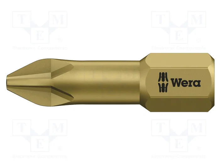 WERA Punta de destornillador Phillips PH3 TORSION 1/4 pulg. WERA Punta de destornillador Phillips PH3 TORSION 1/4 pulg.