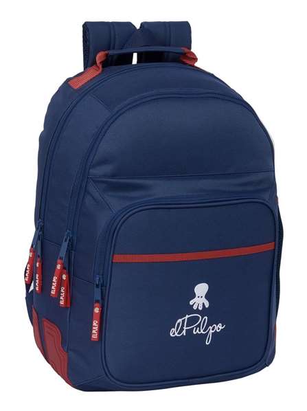 Safta Mochila Doble Adaptable a Carro El Pulpo 32x42x15 cm