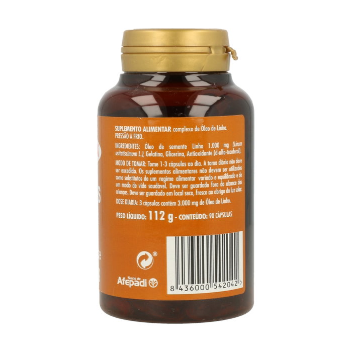 Integralia Semillas de Lino 90 perlas de 1000mg Integralia Semillas de Lino 90 perlas de 1000mg