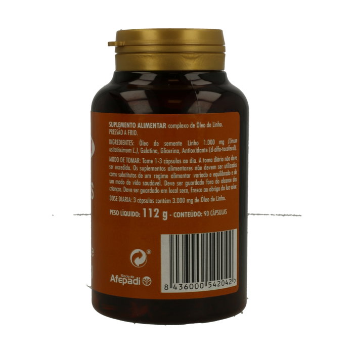 Integralia Semillas de Lino 90 perlas de 1000mg Integralia Semillas de Lino 90 perlas de 1000mg