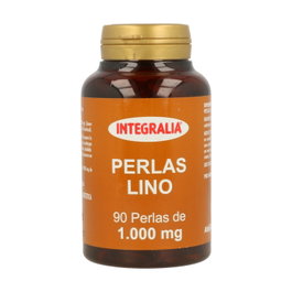 Integralia Semillas de Lino 90 perlas 1000 mg Complemento Nutricional Omega 3 y 6
