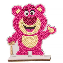 Crayola Cafgr-32Dny075 Kit de Arte con Cristales Crystal Art Buddy, Lotso, Licencia Toy Story, +6 años