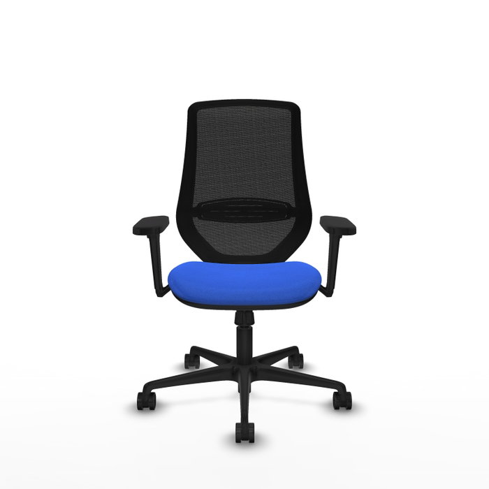 PIQUERAS Y CRESPO Silla de oficina Mardos con mecanismo Sincro, Azul y Negro PIQUERAS Y CRESPO Silla de oficina Mardos con mecanismo Sincro, Azul y Negro