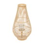Ixia Farol Portavelas Natural Bambú 35 x 35 x 66 cm