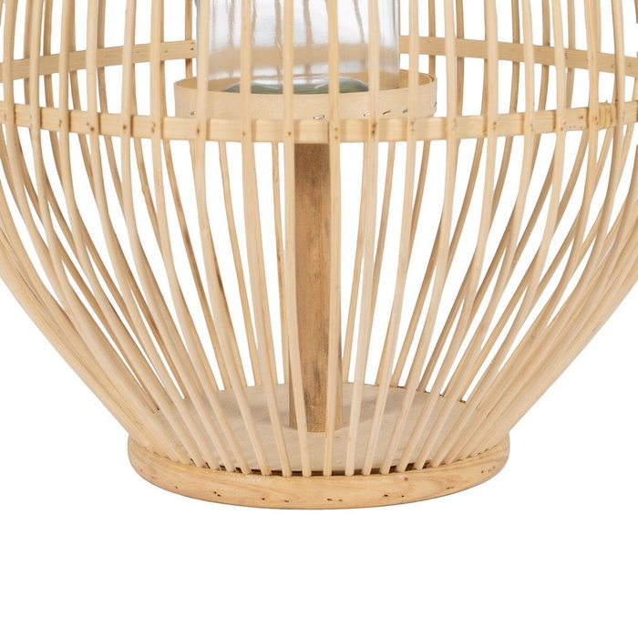 Ixia Farol Portavelas Natural Bambú 35 x 35 x 66 cm Ixia Farol Portavelas Natural Bambú 35 x 35 x 66 cm