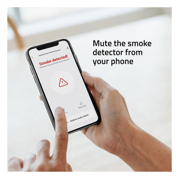 Hombli Detector de Humo Blanco (Pack Promocional 2+1)