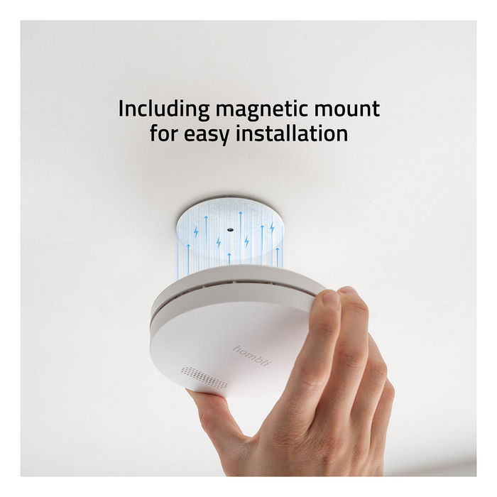 Hombli Detector de Humo Blanco (Pack Promocional 2+1)