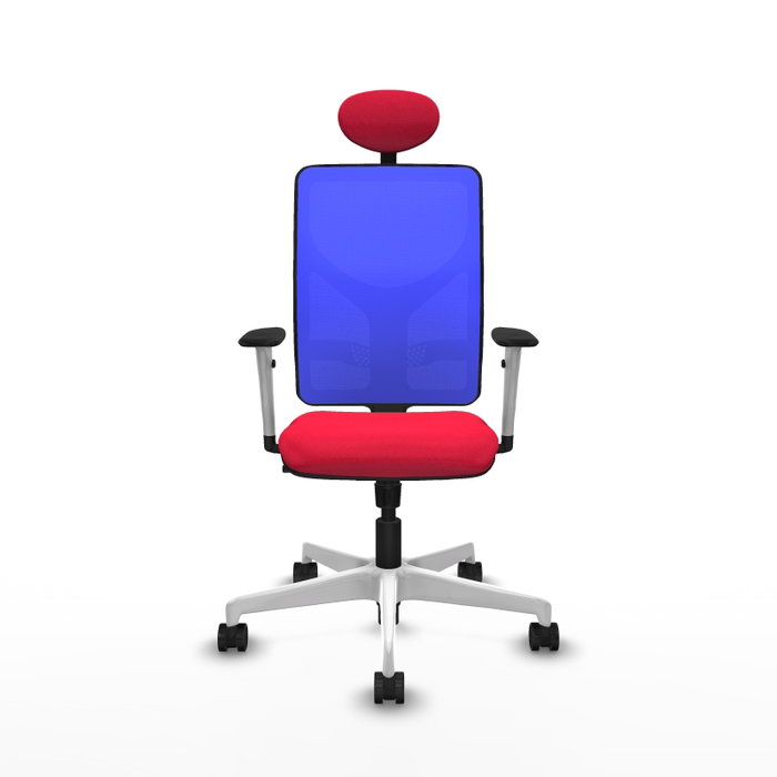 PIQUERAS Y CRESPO Silla de oficina Motilla con mecanismo Sincro, Rojo y Azul PIQUERAS Y CRESPO Silla de oficina Motilla con mecanismo Sincro, Rojo y Azul