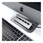 Satechi Type-C Aluminum USB Hub & Card Reader, Space Grau, ST-TCHCRM