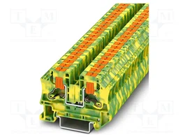 PHOENIX CONTACT PTV6-PE Conector de carril push-in