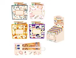 Arguval Billetero de Felicitación Cartera con Diseños Surtidos, Medidas 9.6x9.6 cm