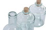 DKD Home Decor Set de 3 Aceiteras y Vinagreras de Vidrio Reciclado