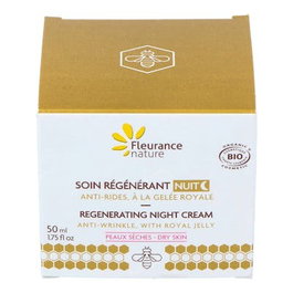 FLEURANCE NATURE Crema De Noche Regenerante Con Jalea Real 50ml Bio Pieles Secas