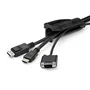 StarTech.com Manga en Espiral para Gestión de Cables 1,5 m, 45 mm, Negro