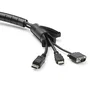 StarTech.com Manga en Espiral para Gestión de Cables 1,5 m, 45 mm, Negro