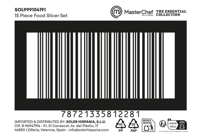 Inde Rallador Con Recipiente 4 Accesorios 1 kg (12 Unidades)